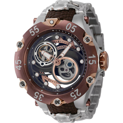 Invicta Men's Watch - Reserve Venom Cobra Dive Brown, Silver Tone Bracelet | 43916 ,