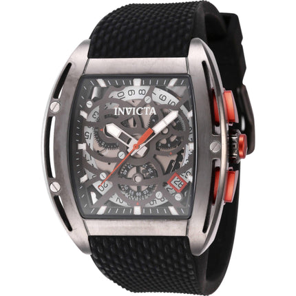 Invicta Men's Watch - S1 Rally Chronograph Grey and Black Dial Rubber Strap | 45183 ,