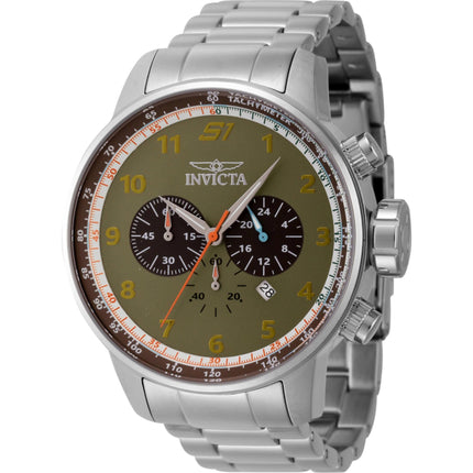 Invicta Men's Watch - S1 Rally Chronograph White and Light Green Dial Steel | 44951 ,