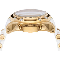 Invicta Men's Watch - S1 Rally Quartz Chronograph Yellow Gold and White Strap | 38154 ,