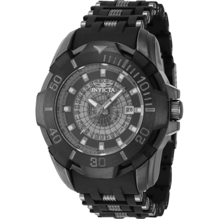 Invicta Men's Watch - Sea Spider Quartz Black, Gunmetal and Transparent Dial | 44132 ,
