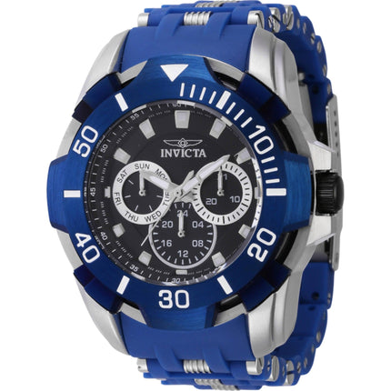 Invicta Men's Watch - Sea Spider Quartz Chronograph Blue and Silver Strap | 44123 ,