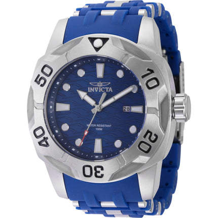 Invicta Men's Watch - Sea Spider Rotating Bezel Blue and Silver Tone Strap | 44115 ,