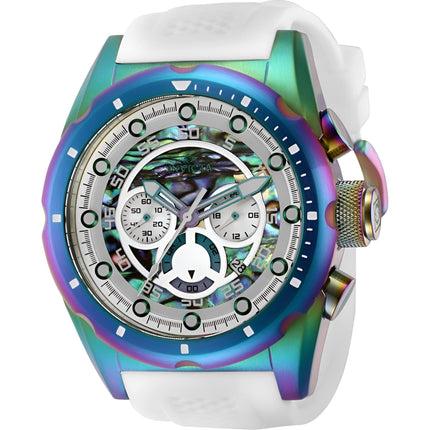 Invicta Men's Watch - Speedway Chronograph Iridescent and Silver Dial Strap | 41561 ,