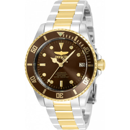 Invicta Women's Watch - Pro Diver Automatic Desert Sand Dial Two Tone Bracelet | 35716 ,