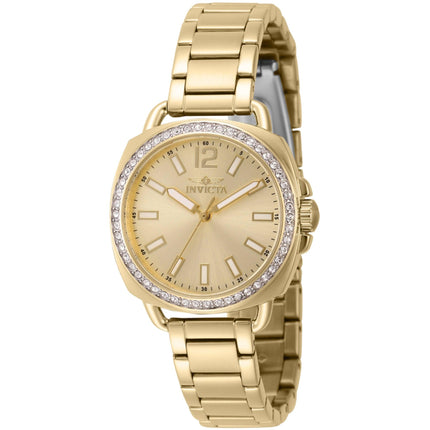 Invicta Women's Watch - Wildflower Crystal Bezel Gold Tone Dial Bracelet | 46342 ,