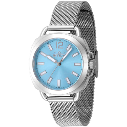 Invicta Women's Watch - Wildflower Cushion Light Blue Dial Mesh Bracelet | 47323 ,