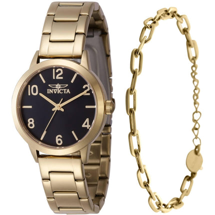 Invicta Women's Watch with Bracelet Set - Wildflower Black Dial Bracelet | 47273 ,