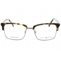 Joseph Abboud Men's Eyeglasses - Olive Tortoise Metal Rectangular Frame | JA4090 318 ,