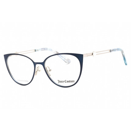 Juicy Couture Women's Eyeglasses - Blue Metal Full Rim Round Frame | JU 221 0PJP 00 ,