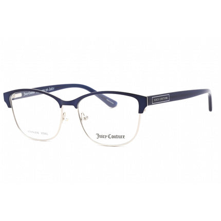 Juicy Couture Women's Eyeglasses - Blue Plastic Full Rim Oval Frame | JU 220 0PJP 00 ,