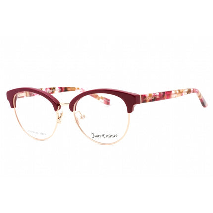 Juicy Couture Women's Eyeglasses - Burgundy Plastic Full Rim Frame | JU 224 0LHF 00 ,