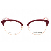 Juicy Couture Women's Eyeglasses - Burgundy Plastic Full Rim Frame | JU 224 0LHF 00 ,