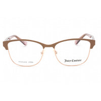 Juicy Couture Women's Eyeglasses - Nude Plastic Full Rim Rectangular | JU 220 0FWM 00 ,