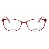 Juicy Couture Women's Eyeglasses - Pink Metal Full Rim Oval Frame | JU 206 035J 00 ,