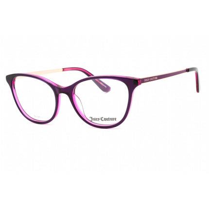Juicy Couture Women's Eyeglasses - Violet Plastic Full Rim Cat Eye | JU 208 0B3V 00 ,