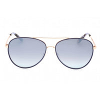 Juicy Couture Women's Sunglasses - Gold Blue Aviator Metal Frame | Ju 599/S 0LKS 00 ,