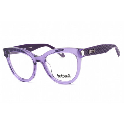 Just Cavalli Women's Eyeglasses - 51mm Shiny Transparent Purple Frame | VJC004V 06LA ,