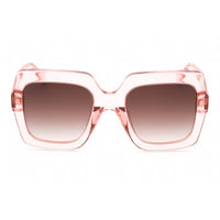 Just Cavalli Women's Sunglasses - Shiny Transparent Peach Square Frame | SJC023 06M5 ,