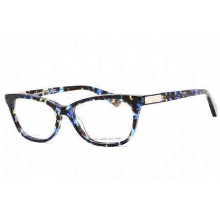 Kate Spade Women's Eyeglasses - Blue Havana Rectangular Shape Frame | Amelinda 0JBW 00 ,