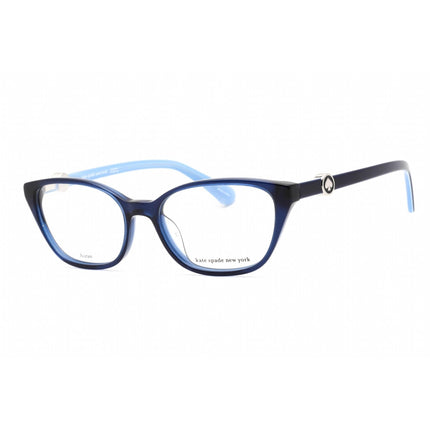 Kate Spade Women's Eyeglasses - Clear Demo Lens Blue Cat Eye Frame | EMMALEE 0PJP 00 ,