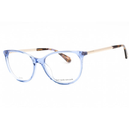 Kate Spade Women's Eyeglasses - Clear Demo Lens Blue Cat Eye Frame | KIMBERLEE 0PJP 00 ,