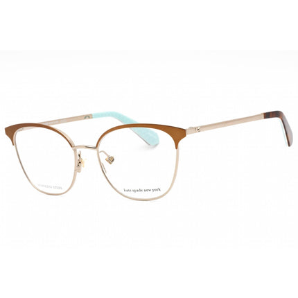 Kate Spade Women's Eyeglasses - Clear Demo Lens Brown Metal Frame | TANA/G 009Q 00 ,