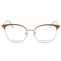 Kate Spade Women's Eyeglasses - Clear Demo Lens Brown Metal Frame | TANA/G 009Q 00 ,
