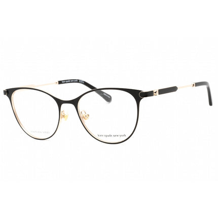 Kate Spade Women's Eyeglasses - Clear Demo Lens Gold Black Frame | LIDA/G 0RHL 00 ,