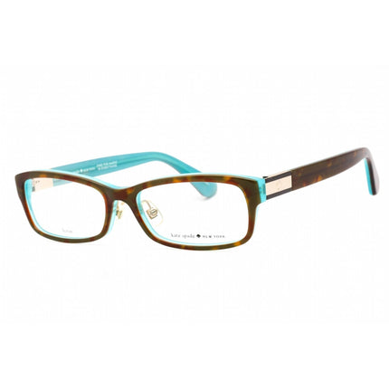 Kate Spade Women's Eyeglasses - Havana Turquoise Rectangular Frame | Jolisa 0FZL 00 ,