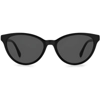 Kate Spade Women's Sunglasses - Black Cat Eye Shape Frame Grey Lens | ADELINE/G/S 807 ,