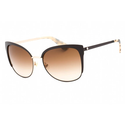 Kate Spade Women's Sunglasses - Brown Gold (B1) Cat Eye Shape Frame | Genice/S 0GSA 00 ,