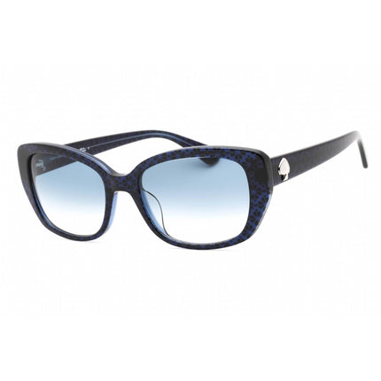 Kate Spade Women's Sunglasses - Dark Blue Sf Lens Cat Eye Frame | KENZIE/G/S 0PJP 08 ,