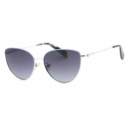 Kate Spade Women's Sunglasses - Palladium Blue Cat Eye Frame | HAILEY/G/S 0DOH 9O ,