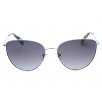 Kate Spade Women's Sunglasses - Palladium Blue Cat Eye Frame | HAILEY/G/S 0DOH 9O ,