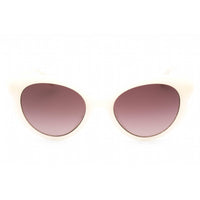 Kate Spade Women's Sunglasses - White Plastic Cat Eye Shape Frame | ELINA/G/S 0VK6 3X ,
