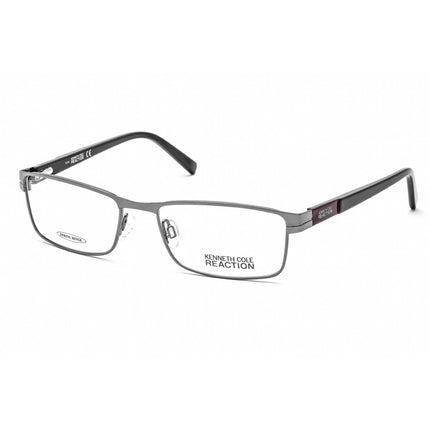 Kenneth Cole Reaction Men's Eyeglasses - Clear Lens Shiny Gunmetal Frame | KC0752 008 ,