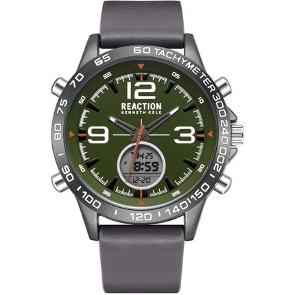 Kenneth Cole Reaction Men's Watch - Analog Digital Grey Strap | KRWGD2188902 ,