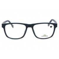Lacoste Men's Eyeglasses - Clear Demo Lens Matte Blue Rectangular Frame | L2887 401 ,