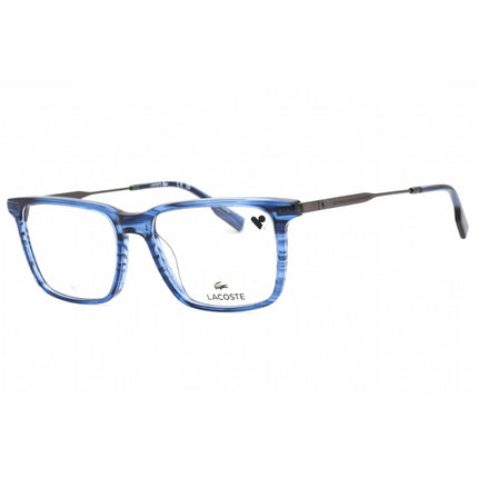 Lacoste Men's Eyeglasses - Clear Lens Blue Rectangular Shape Acetate Frame | L2925 400 ,