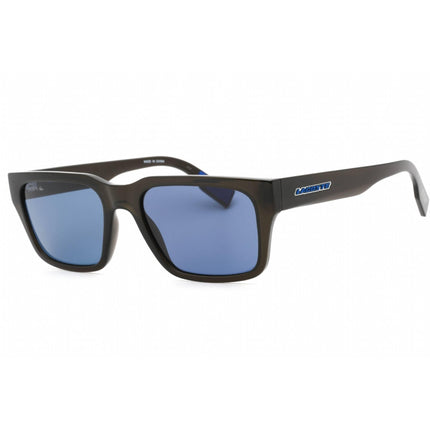 Lacoste Men's Sunglasses - Blue Lens Dark Grey Rectangular Shape Frame | L6004S 024 ,