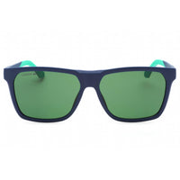 Lacoste Men's Sunglasses - Green Lens Matte Blue Rectangular Plastic Frame | L972S 401 ,