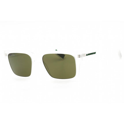 Lacoste Men's Sunglasses - Green Lens Matte Crystal Rectangular Frame | L6004S 970 ,