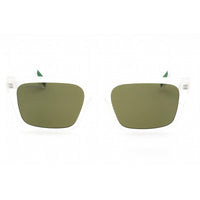 Lacoste Men's Sunglasses - Green Lens Matte Crystal Rectangular Frame | L6004S 970 ,