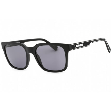 Lacoste Men's Sunglasses - Grey Lens Matte Black Rectangular Plastic Frame | L967S 002 ,