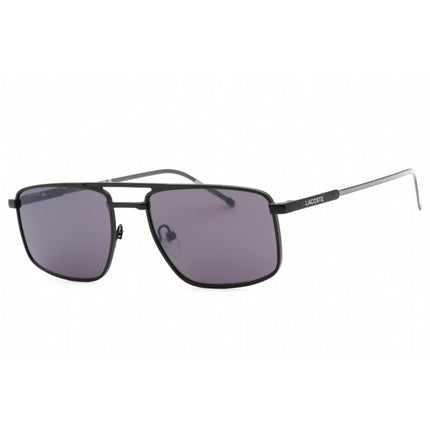 Lacoste Men's Sunglasses - Matte Black Metal Rectangular Full Rim Frame | L255S 002 ,
