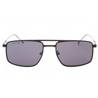Lacoste Men's Sunglasses - Matte Black Metal Rectangular Full Rim Frame | L255S 002 ,