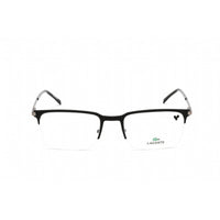 Lacoste Unisex Eyeglasses - Demo Lens Black Rectangular Half Rim Frame | L2268 001 ,
