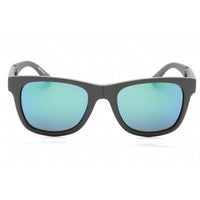 Lacoste Unisex Sunglasses - Blue Lens Matte Grey Rectangular Plastic Frame | L778S 035 ,