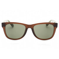 Lacoste Unisex Sunglasses - Green Lens Brown Rectangular Plastic Frame | L734S (210) ,